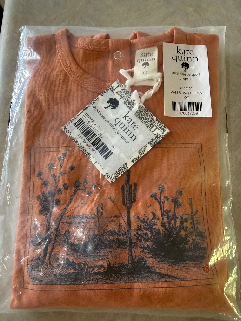 kate quinn Pheasant Short Sleeve Sport Jumpsuit